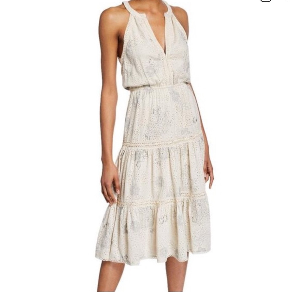 Love Sam | Lucy | Eyelet Embroidered Midi Dress Anthropologie medium